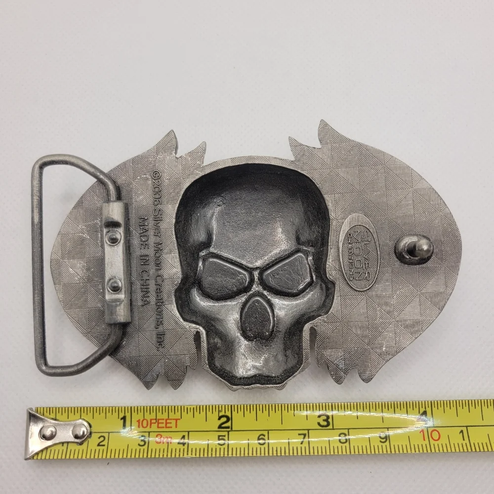 Tribal Skull Belt Buckle - Picture 3 of 4